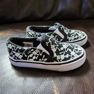 Tommy Bahama Glow in the Dark Skelton Boat Shoes Toddler Size 7